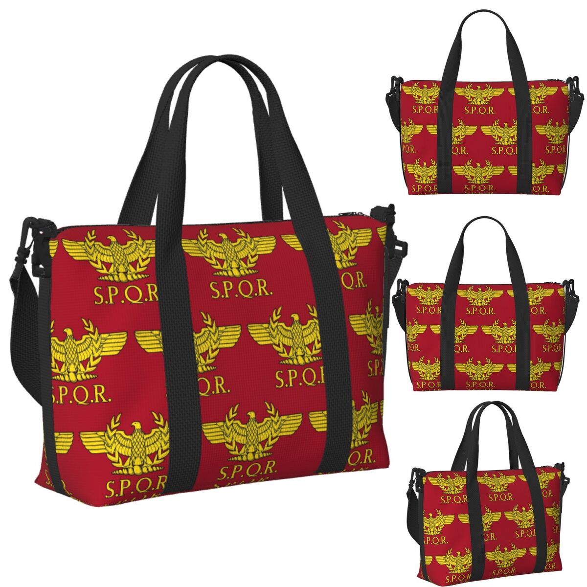 Women Bags Rome - Custom Rome SPQR Roman Beach Travel