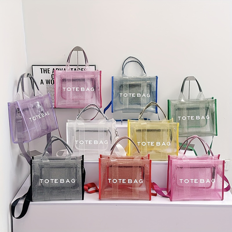 Women Handheld Bags - Fashion New High Capacity PVC Women's