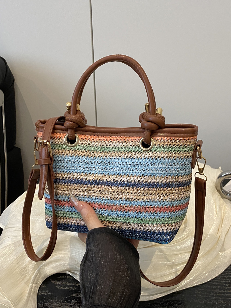 Handheld woven bag for women,  - Women Handheld Bags review and price