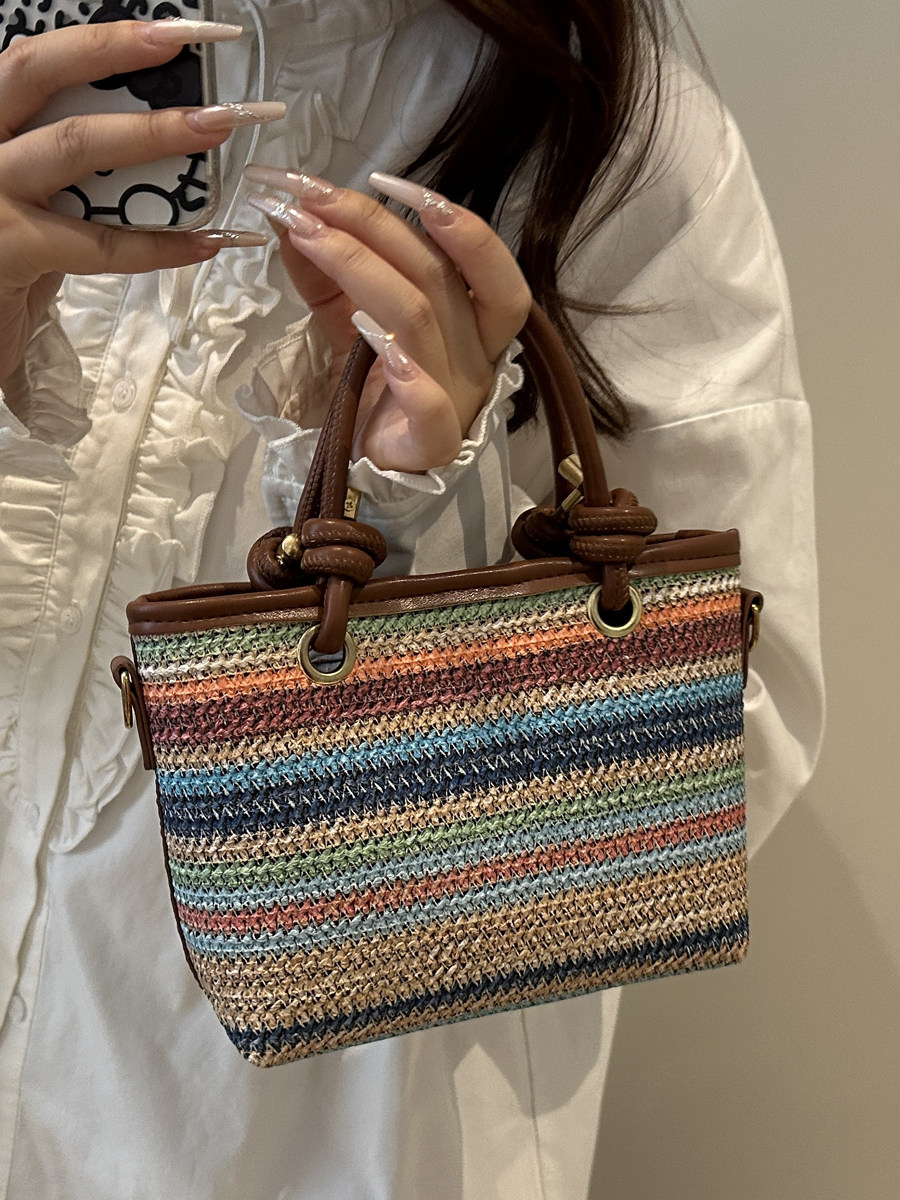 Handheld woven bag for women,  - Women Handheld Bags review and price