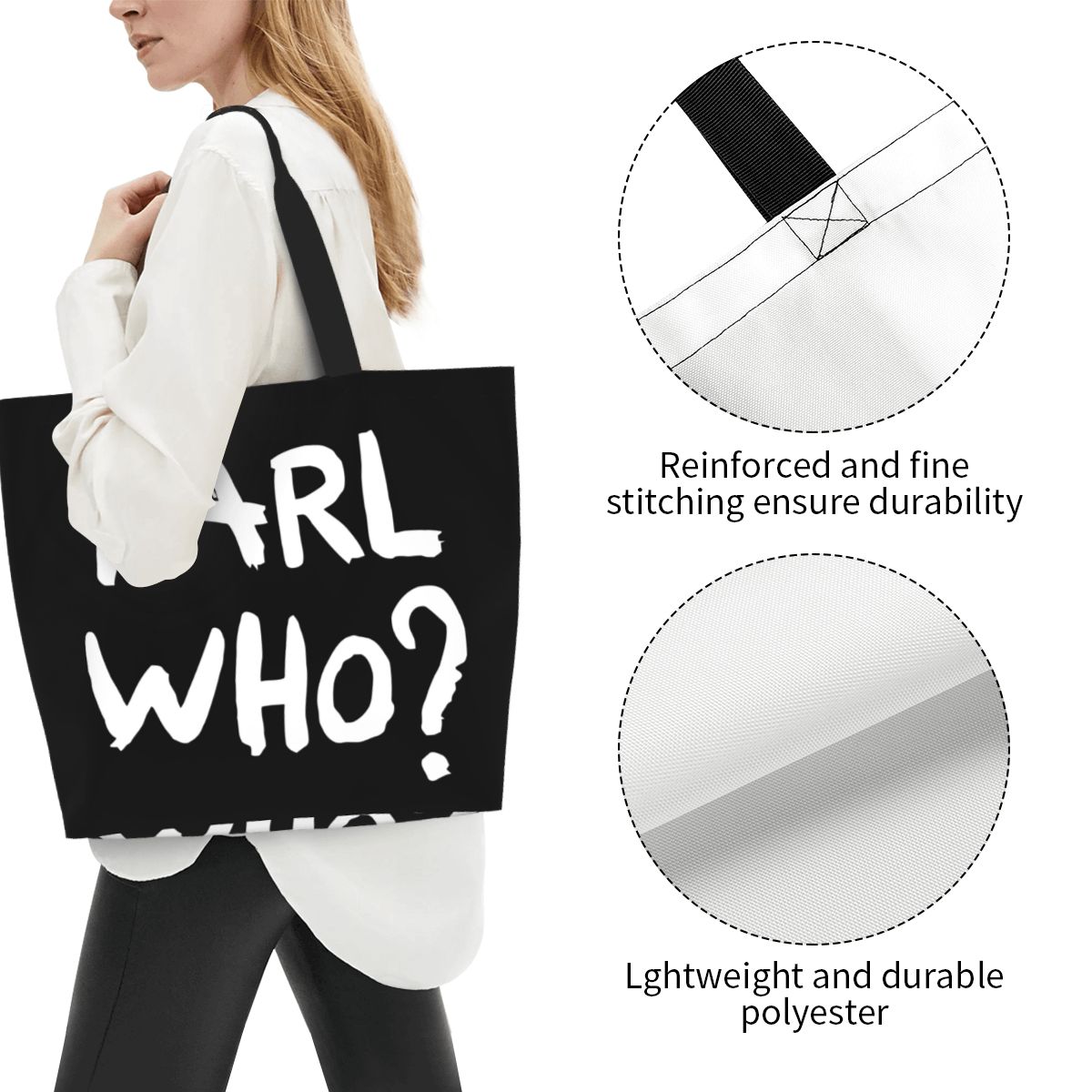 Custom Kawaii Karl Who Slogan  - Women'S Karl Bags review and price