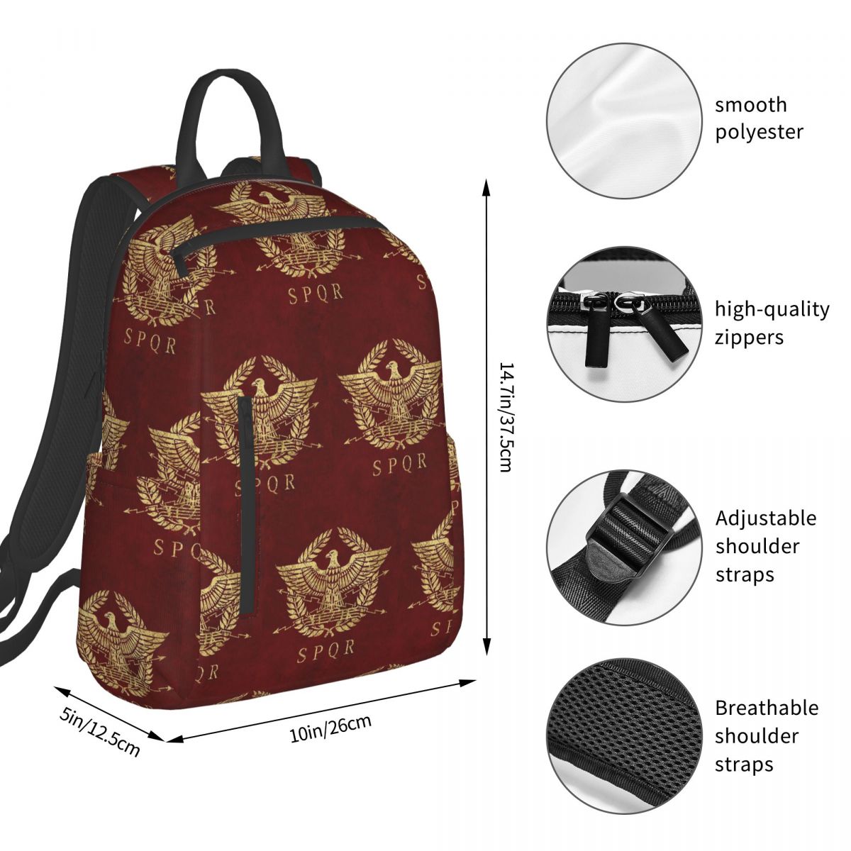 Rome SPQR Roman Backpack Daypa - Women Bags Rome review and price