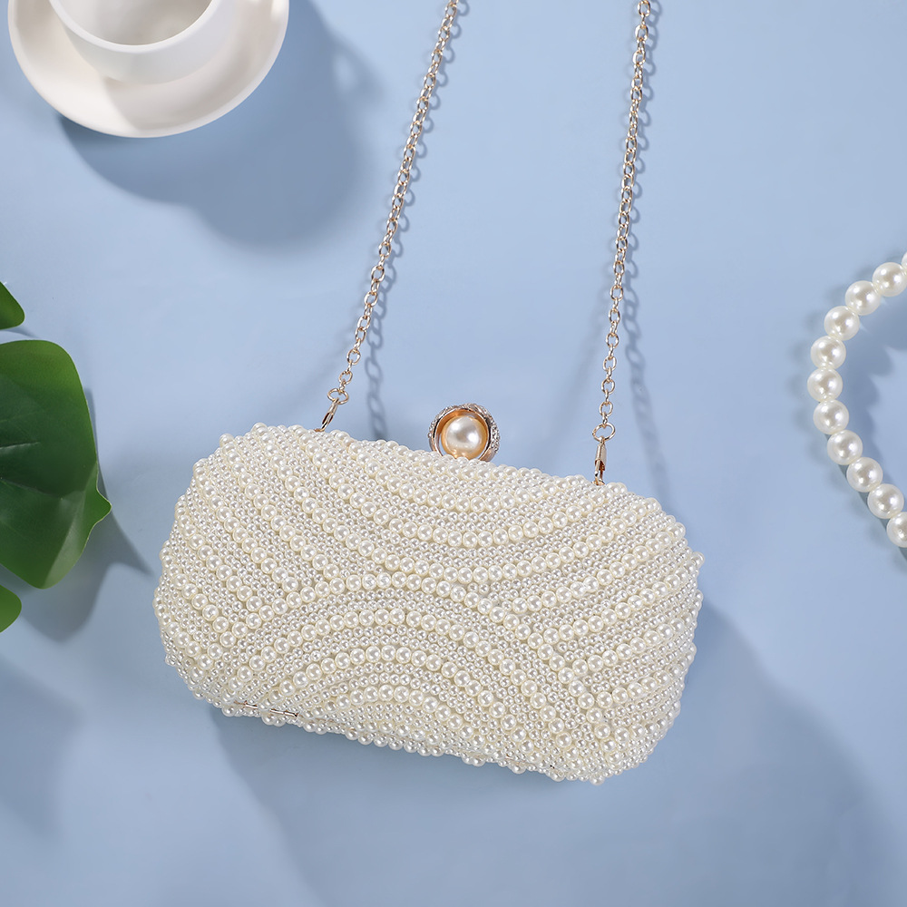 Simple Women's Handheld Pearl  - Women Handheld Bags review and price
