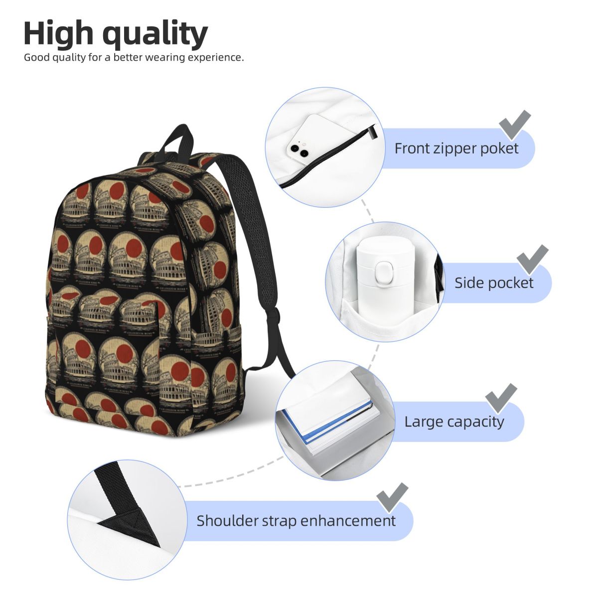 Colosseum Rome Backpack Hot Sa - Women Bags Rome review and price