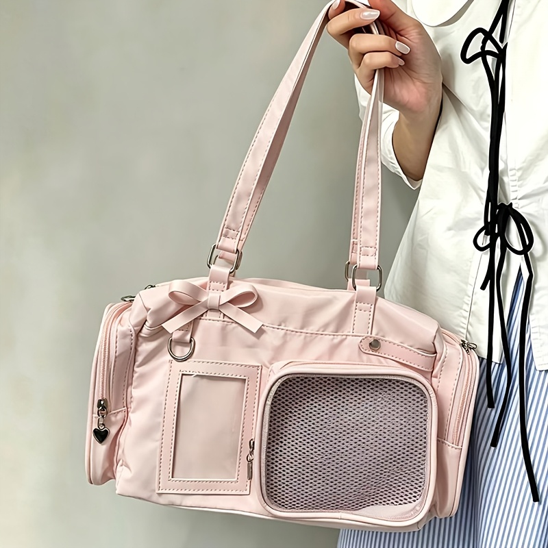 Korean Style Pink Lazy Fashion - Women Handheld Bags review and price