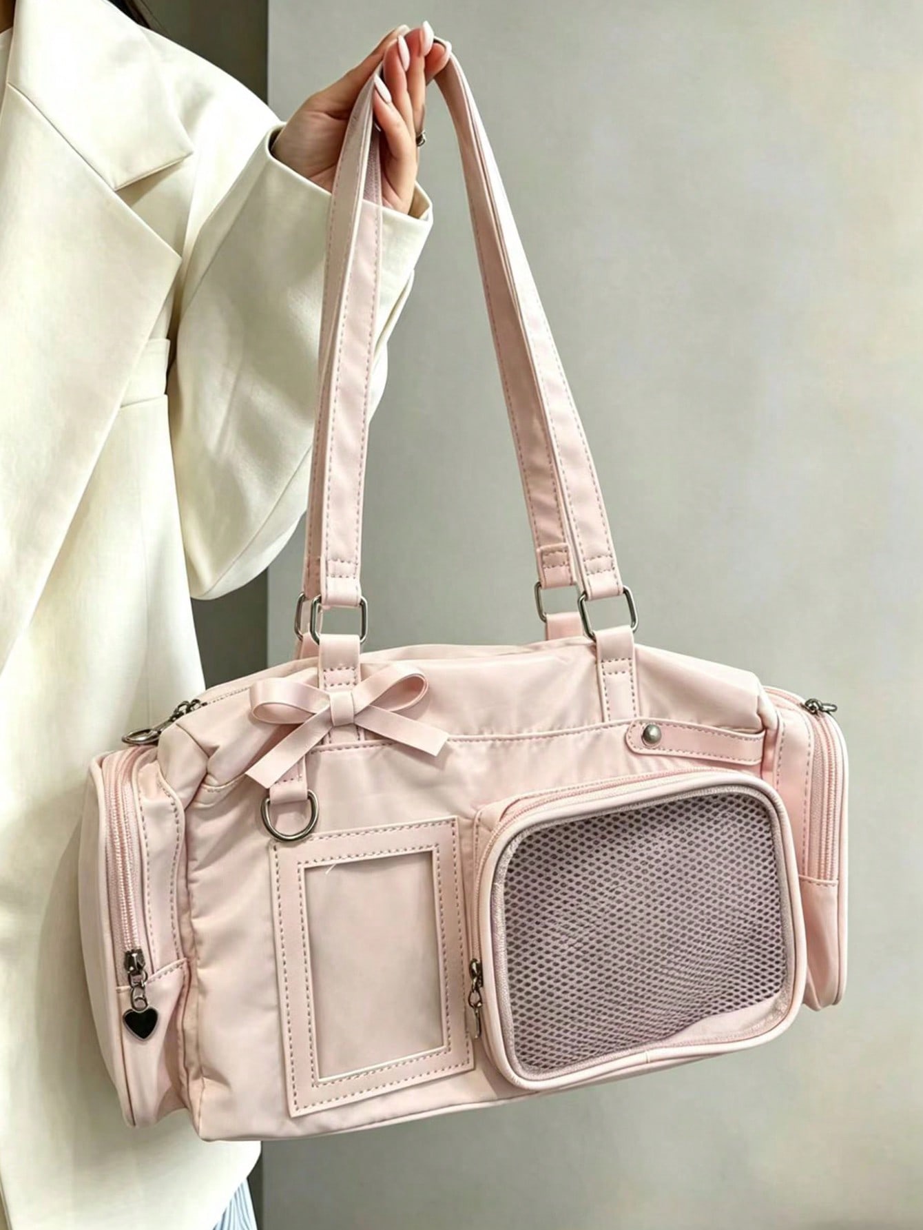Korean Style Pink Lazy Fashion - Women Handheld Bags review and price