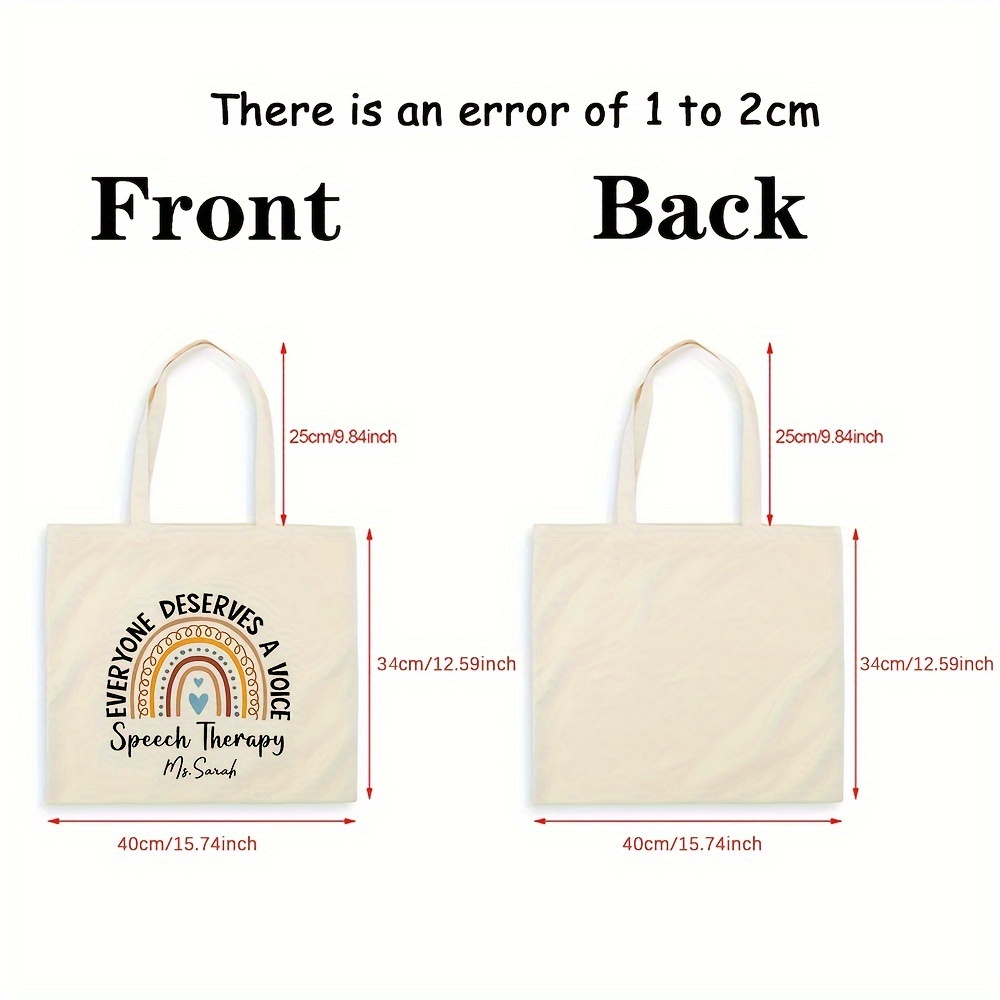 Custom Name Speech Therapy Tot - Women'S Best Bags For Travel review and price