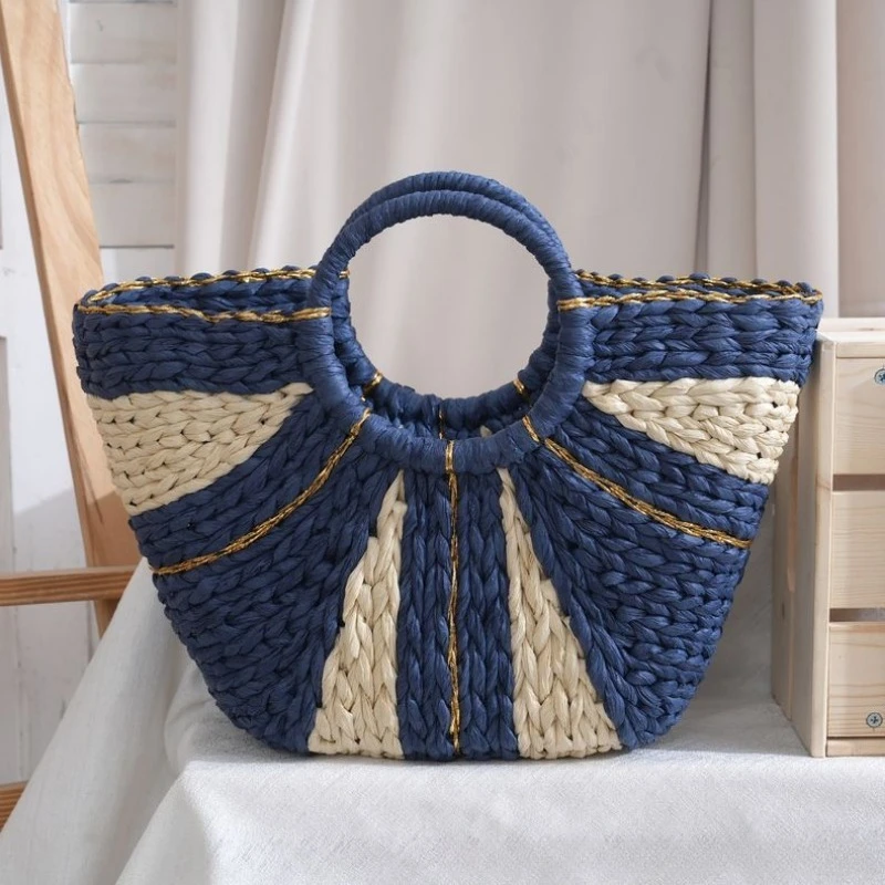 Large Capacity Straw Woven Bea - Women Handheld Bags review and price