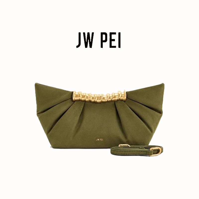 JW PEI Leia Pleated Clutch Met - Women Bags Jw Pei review and price