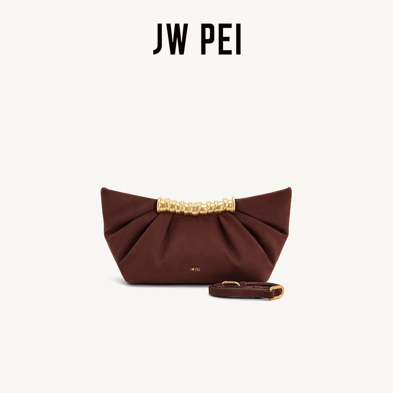 JW PEI Leia Pleated Clutch Met - Women Bags Jw Pei review and price