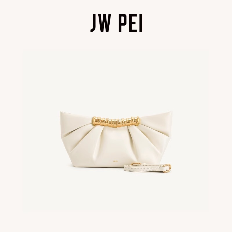 JW PEI Leia Pleated Clutch Met - Women Bags Jw Pei review and price