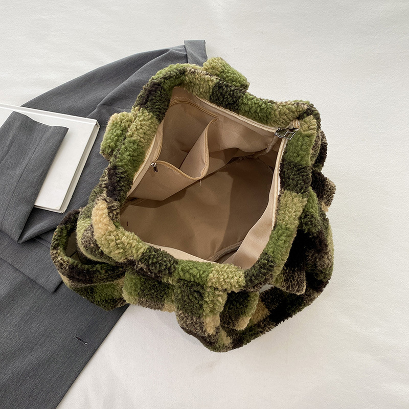 Lamb Fleece tote bags for wome - Women Handheld Bags review and price