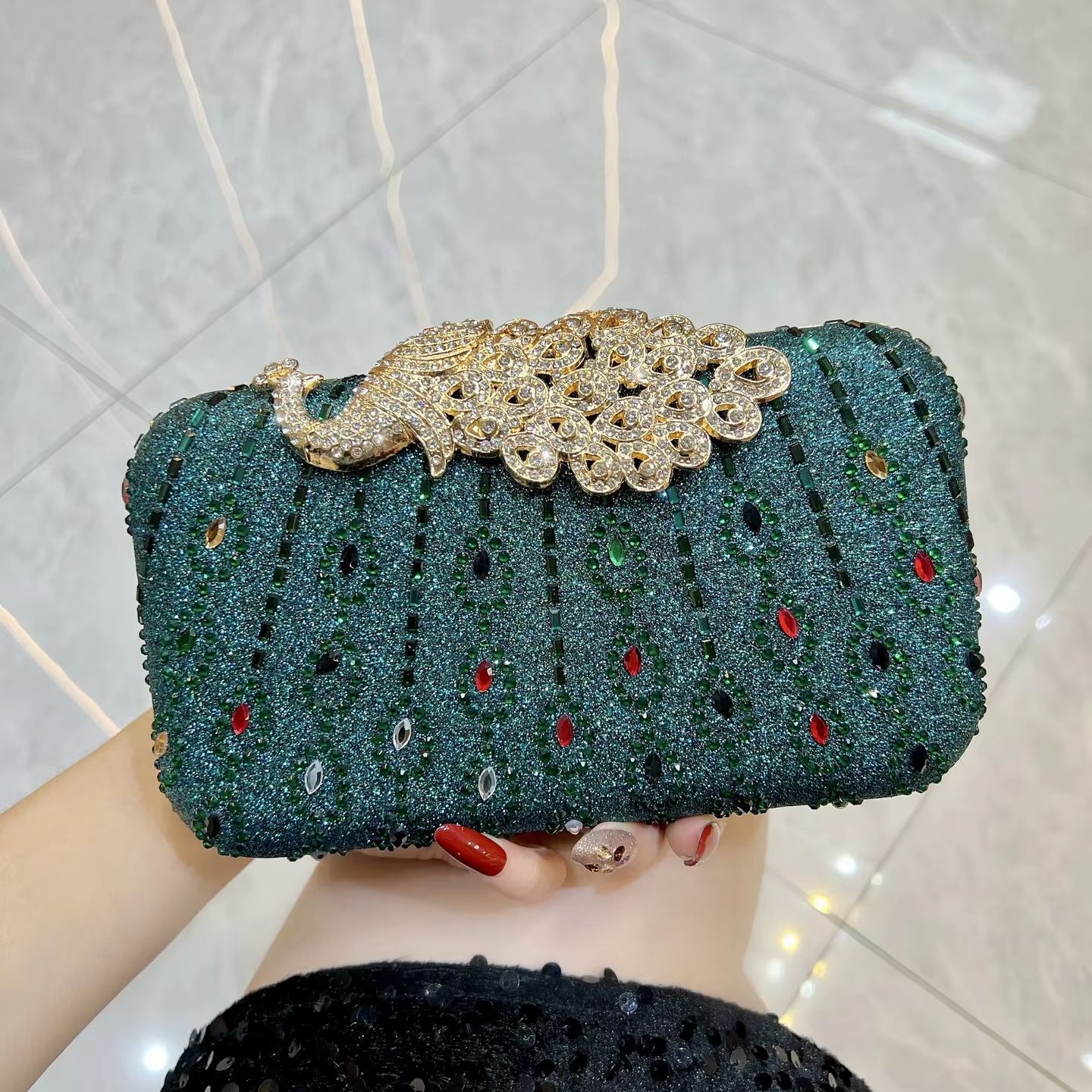 New Rhinestone Evening Clutch  - Women Handheld Bags review and price