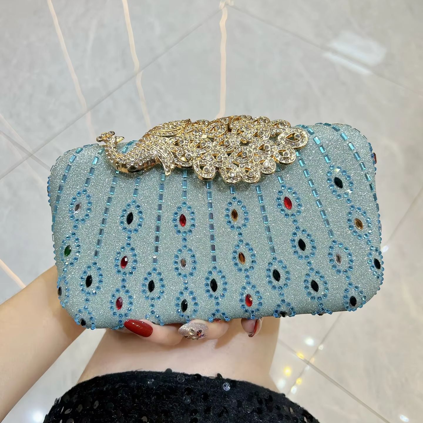 New Rhinestone Evening Clutch  - Women Handheld Bags review and price