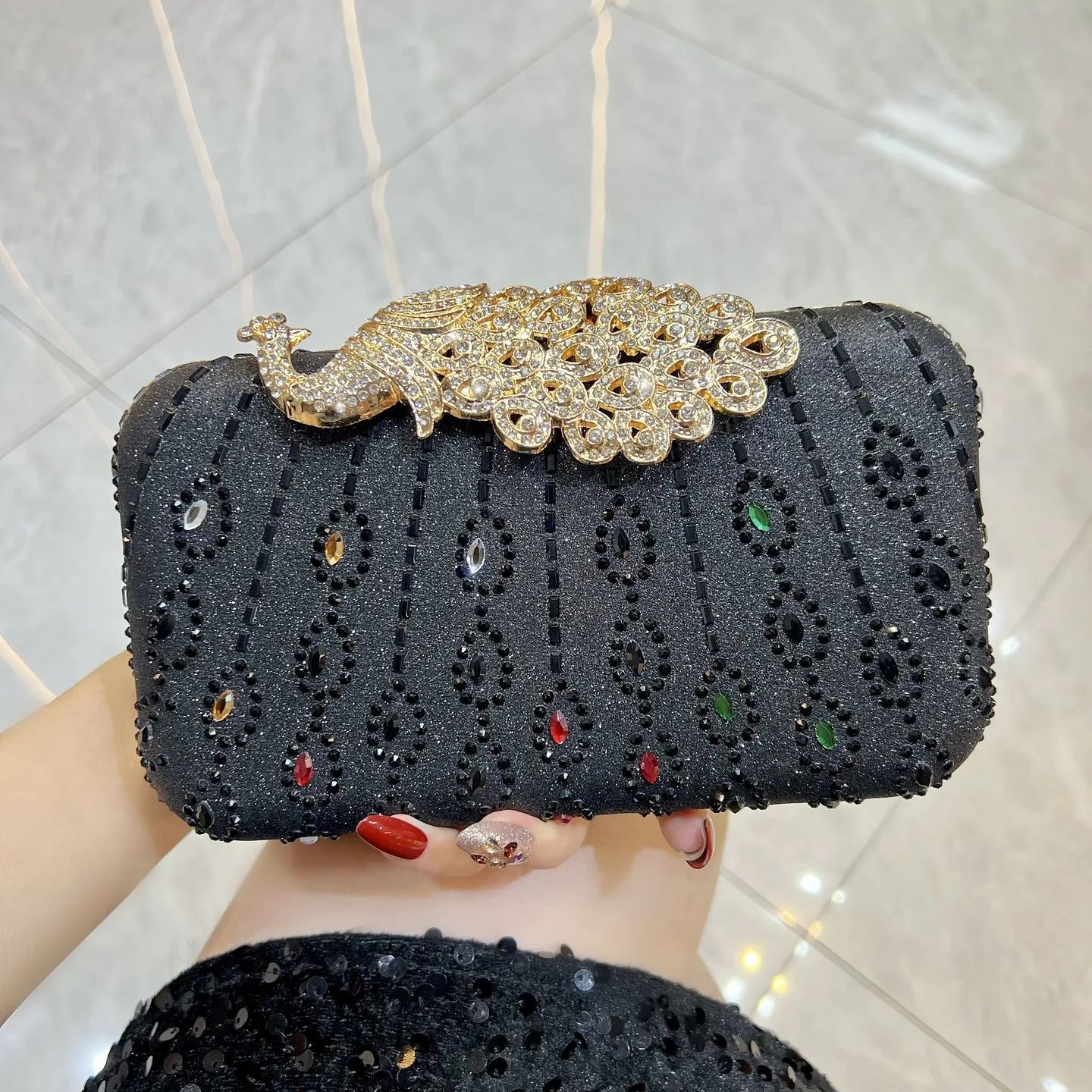 New Rhinestone Evening Clutch  - Women Handheld Bags review and price