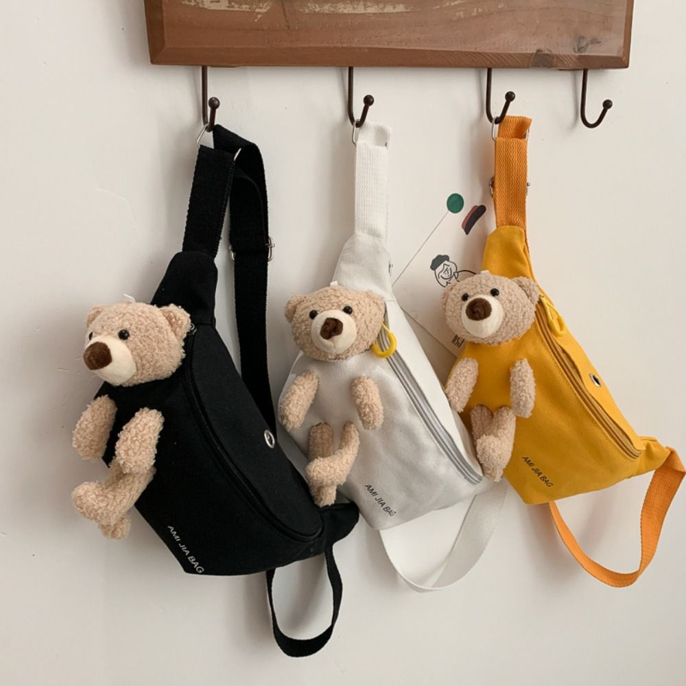 Ladies Cute Bear Canvas Waist  - Women Bags Collection review and price