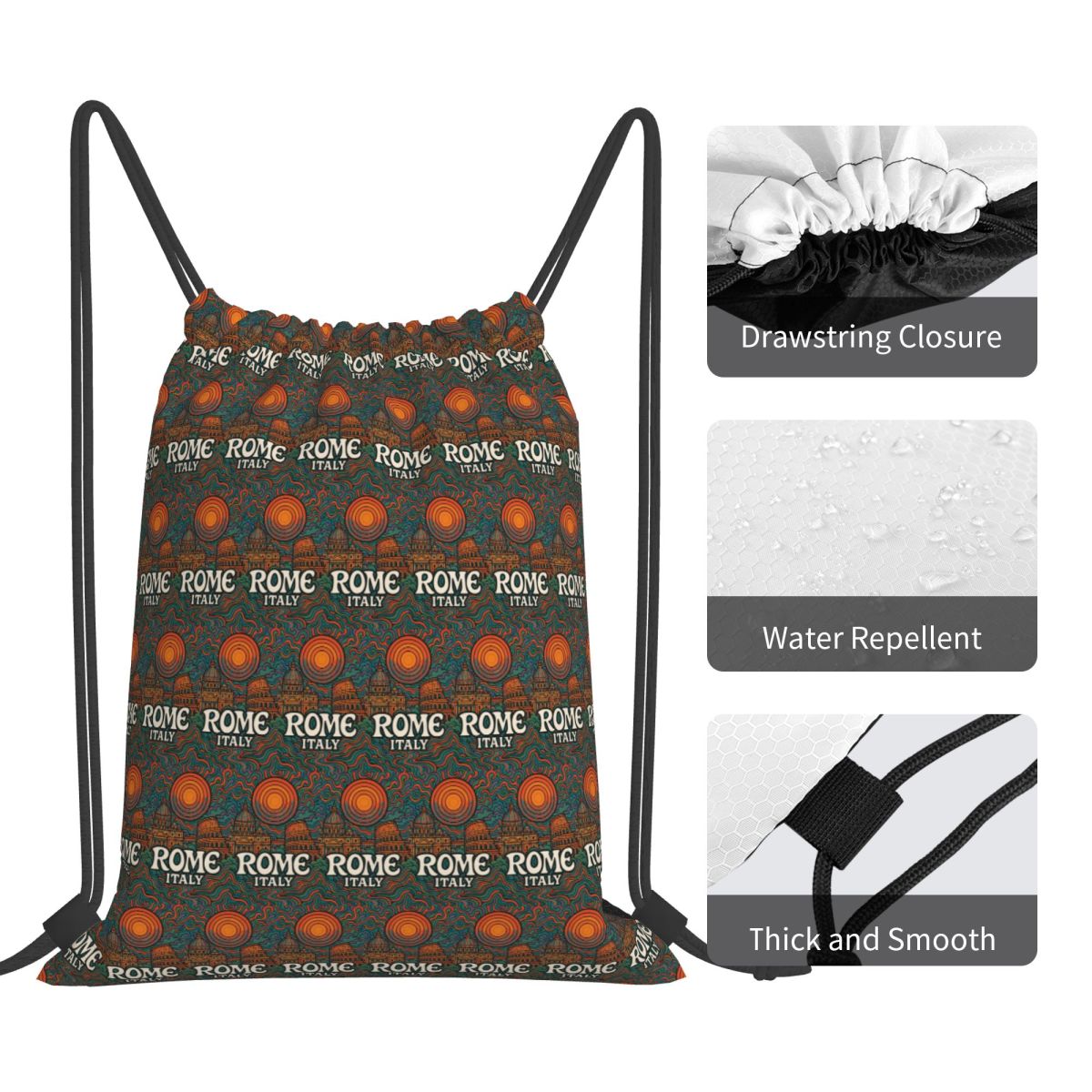 Rome Italy Trippy Art Backpack - Women Bags Rome review and price