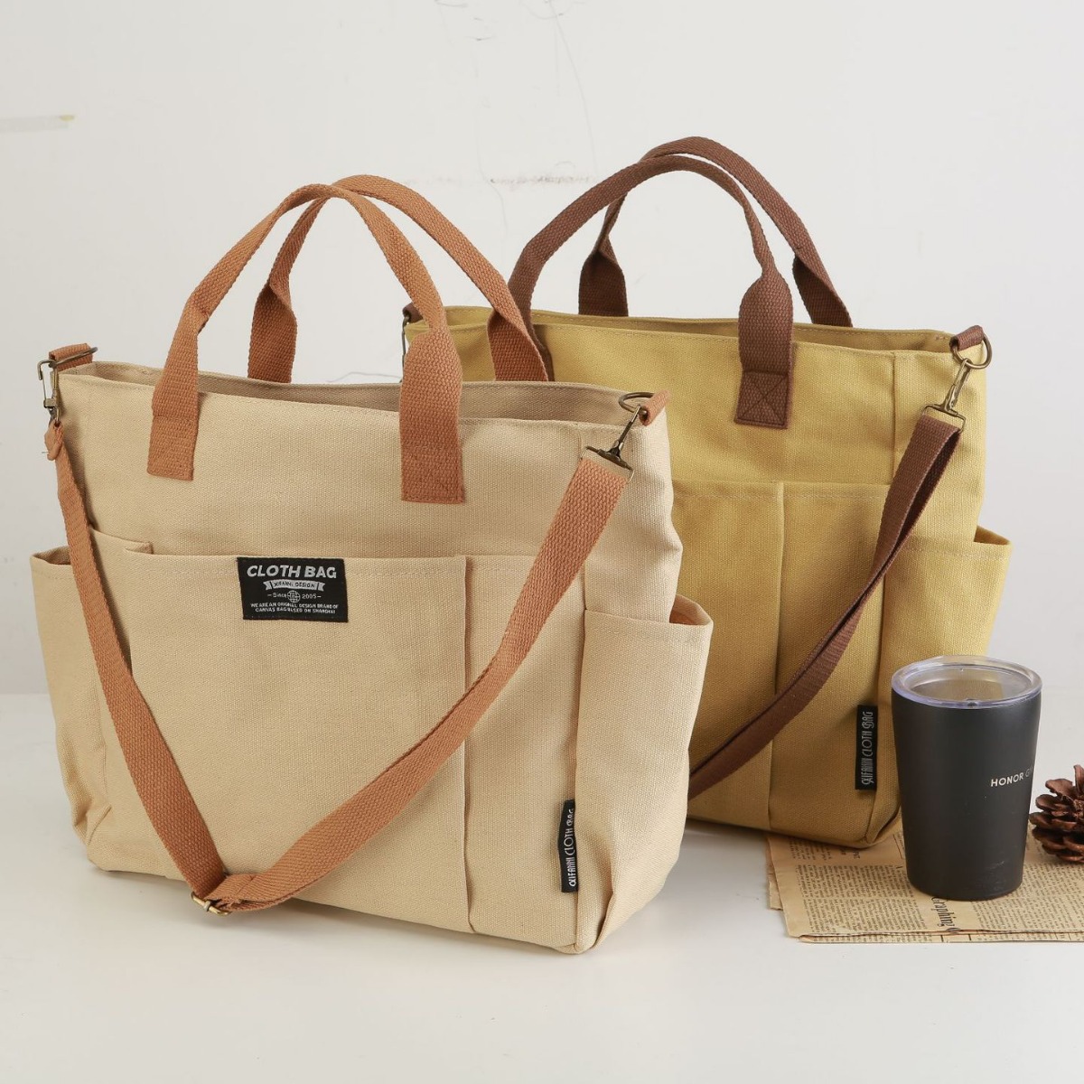 Canvas Tote Bag, Thickened Mul - Women Handheld Bags review and price